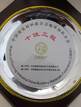 中國建築材料聯合會十佳工程