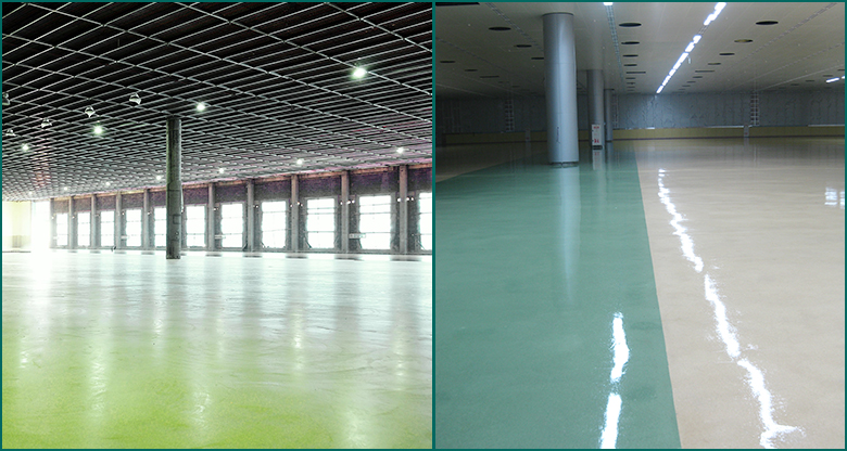 京航特承接貴陽煙廠易地技改環氧磨石地坪項目 京航特承接貴陽煙廠易地技改環氧磨石地坪項目