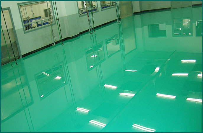 環氧自流平地坪漆25000㎡工程-瑞薩半導體（北京）潔淨廠房環氧自流平項目