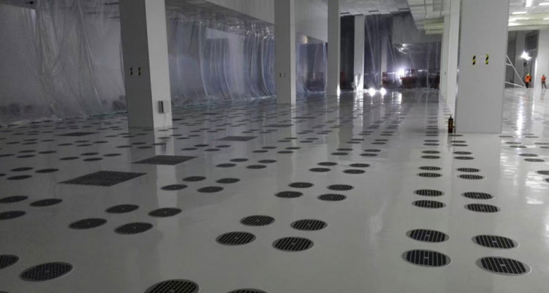 2015年新利平台官网承接昆山友達光電防靜電地坪項目項目