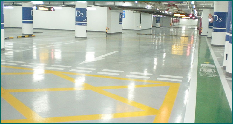 金融街購物中心地下停車場環氧砂漿地坪項目 金融街購物中心地下停車場環氧砂漿地坪項目
