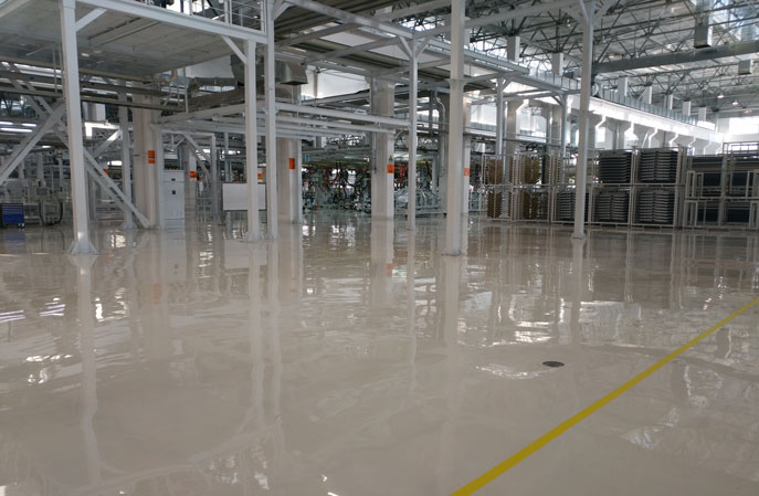 環氧地坪漆工廠車間