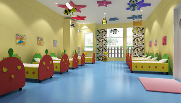 幼兒園PVC地板養護翻新解決方法-塑立得地坪漆