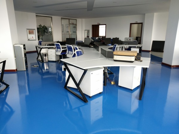 辦公室牆地麵翻新後