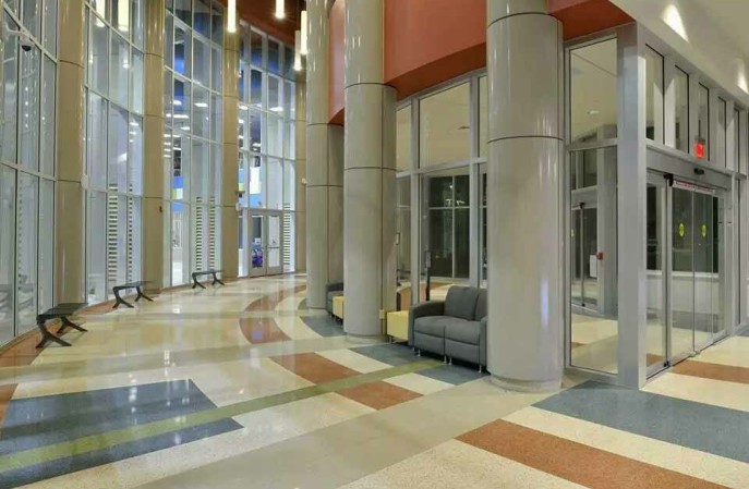 寫字樓大廳環氧磨石地坪,新利平台官网的艾特石E係列值得您的選擇! 寫字樓大廳環氧磨石地坪,新利平台官网的艾特石E係列值得您的選擇!