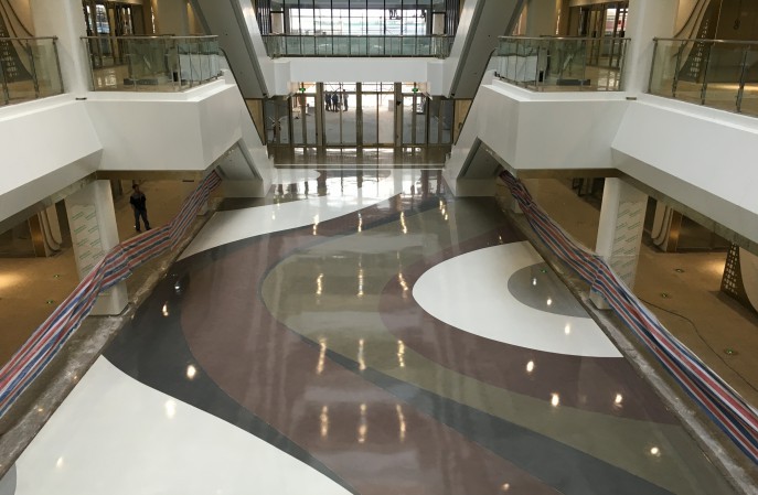 環氧磨石藝術地坪施工之五-砂漿找平層平整度技術規定