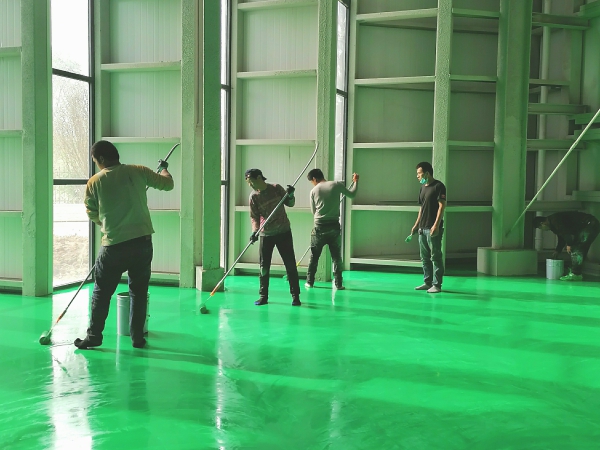 防靜電地坪漆材料構成