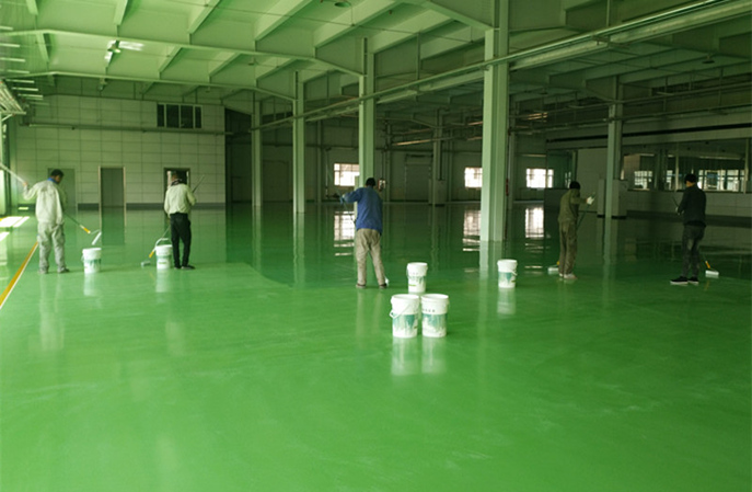 塑立得對舊環氧地坪地麵翻新保養(yang) 