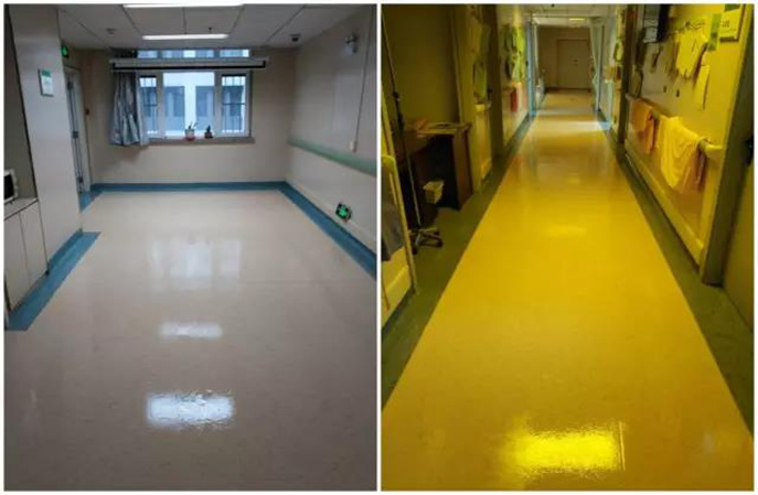 塑立得對塑膠地板保養(yang) 後