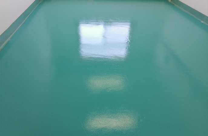 塑立得對醫院塑膠地板翻新保養(yang) 後