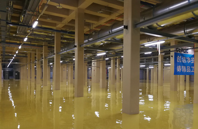 環氧防靜電自流平地坪施工後圖片 環氧防靜電自流平地坪施工後圖片