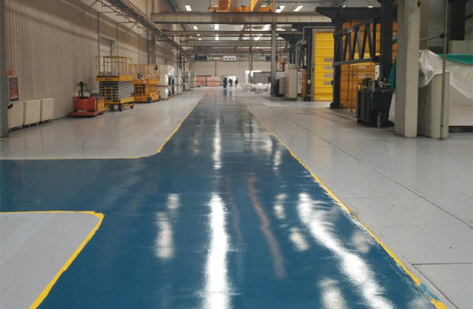 工廠舊環氧地坪翻新，塑立得重塑工業之美