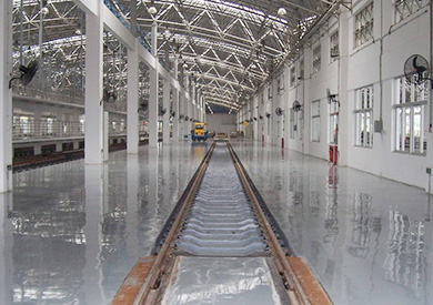 高鐵維修間地麵