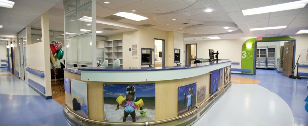 醫院牆地一體(ti) 效果