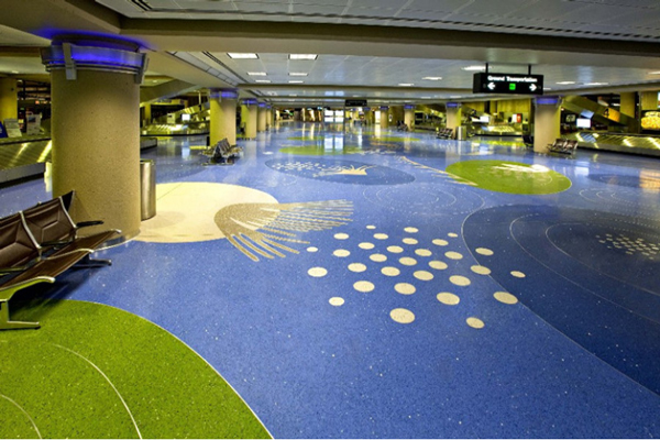 艾特石藝術地坪,酒店藝術地坪定製,酒店大廳藝術地麵