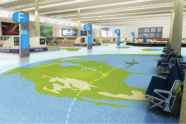 機場藝術地坪
