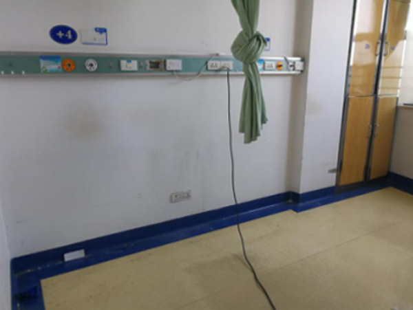 醫院牆麵漆起皮脫落