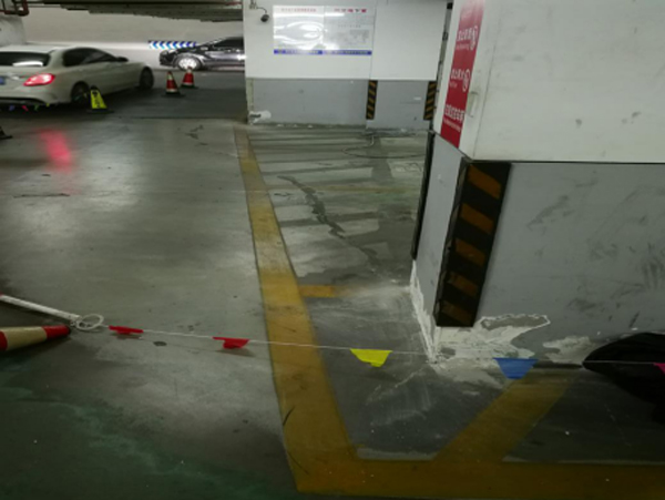 地下車庫環氧地坪分區不明顯