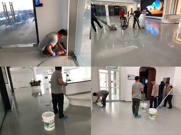 蒙牛公司pvc地麵施工 蒙牛公司pvc地麵施工