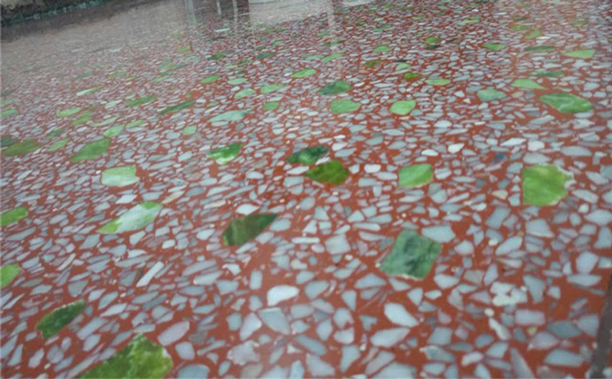 舊水磨石地麵翻新改造選什麽產品?-塑立得地麵翻新係統